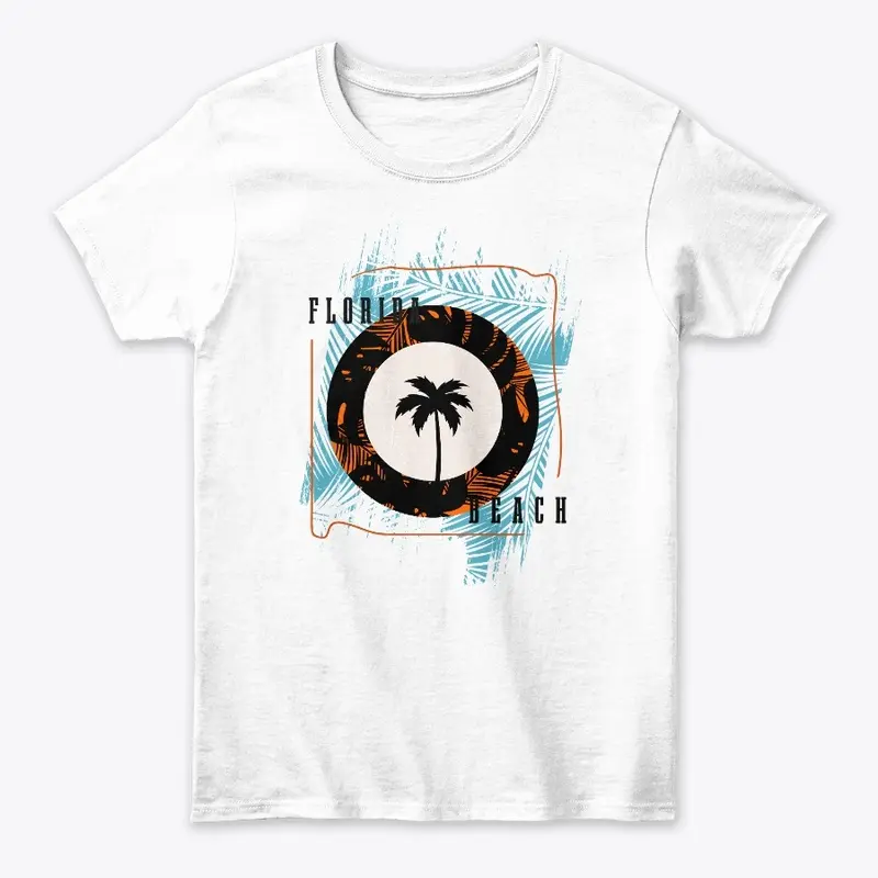 Surf Beach Woman Premium T-Shirt