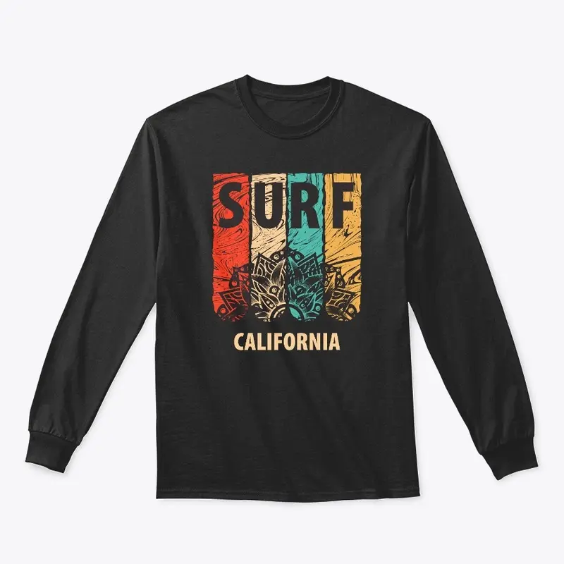 Surf California Premium Long-Sleeve Tee