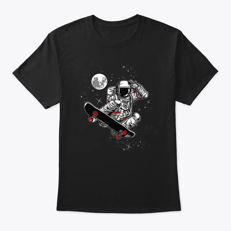 Astronaut Skateboard Premium T-Shirt