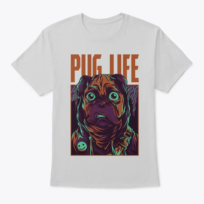 Pug Life Premium Graphic T-Shirt