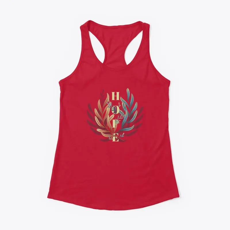 Hope Premium Graphic Racerback Tank Top