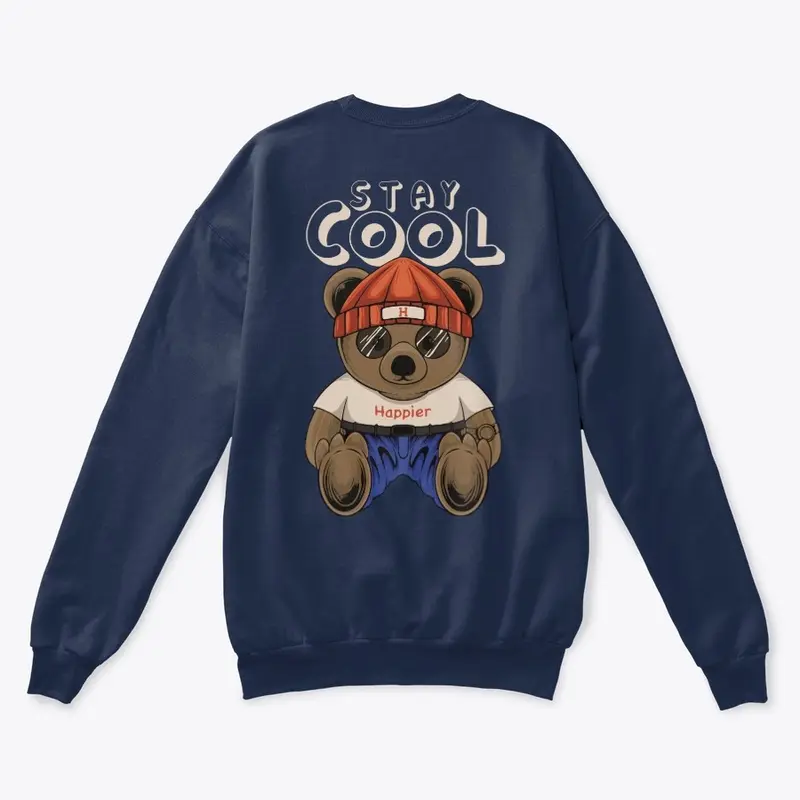 Teddy Bear Stay Cool Premium Sweatshirt